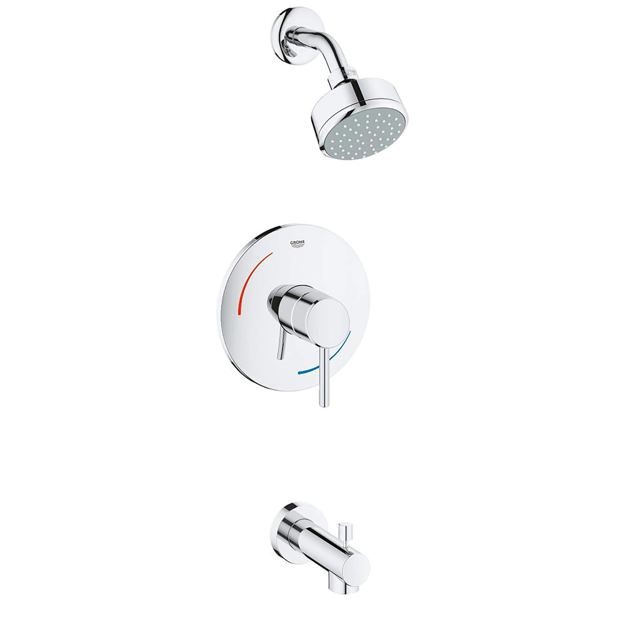 grohe tub and shower combo